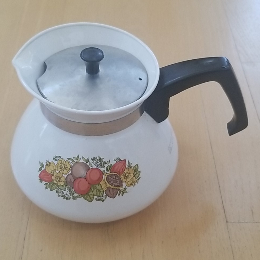 Corningware Spice of Life 6 Cup Coffee Tea Pot
